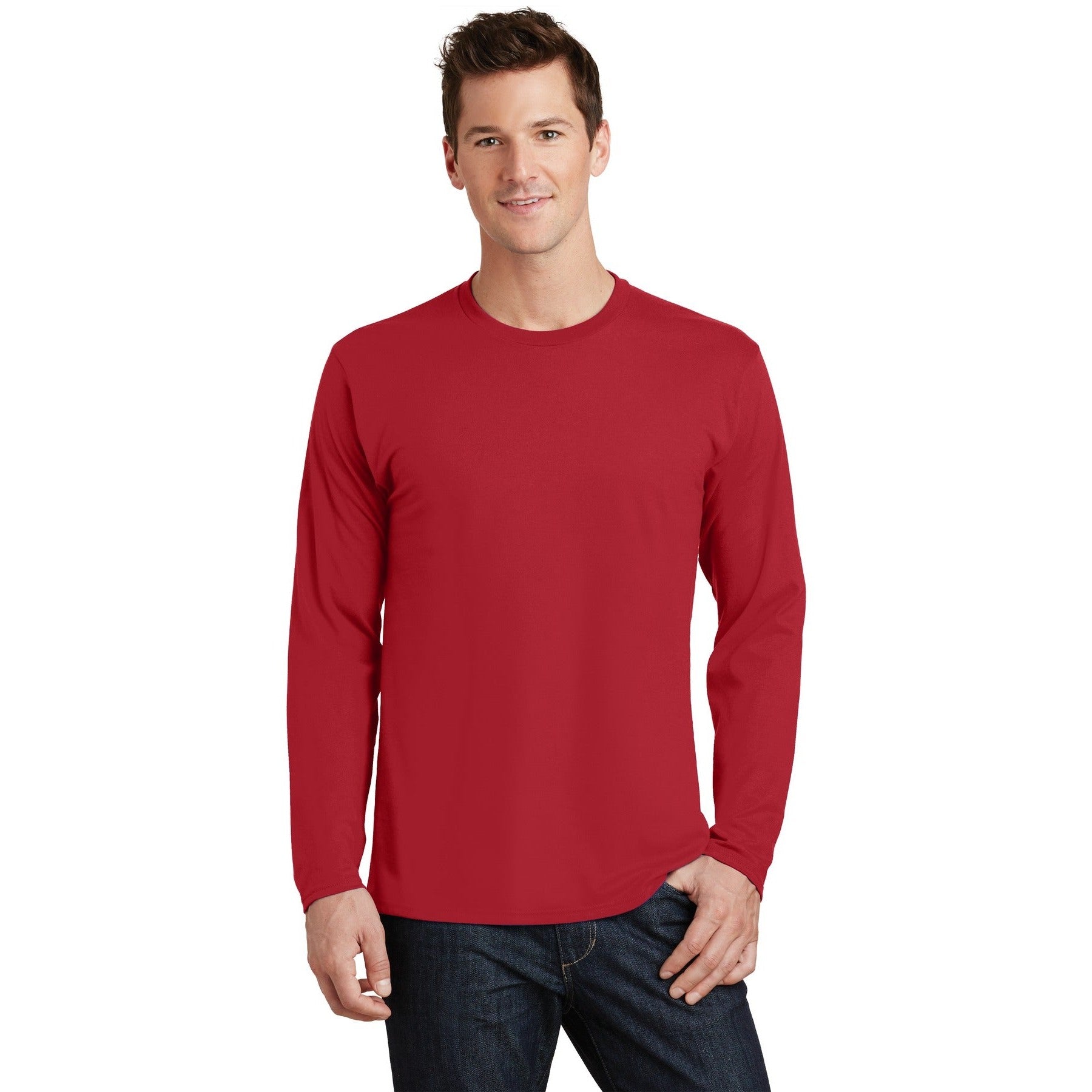 Port & Company-Port & Company® Long Sleeve Fan Favorite Tee. PC450LS-MedTech-13